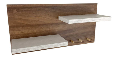 Imagen 7 de 10 de Perchero Organizador Porta Llaves De Pared Melamina Moderno