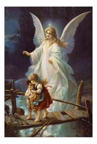 Ángel De La Guarda Diy Diamante Cuadros Paint 5d 60x40 Cm