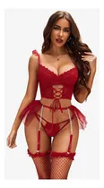 Comprar Conjunto Lencería Importado Sexy Arnes Encaje Shein C\u002F Mini