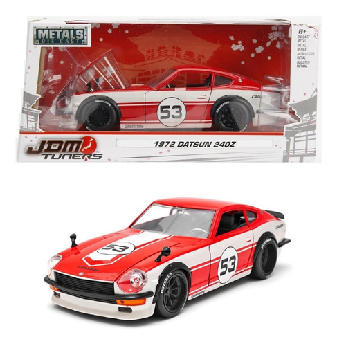Datsun 240z 1972 Import Racer Jdm Tunner Jada 1/24 (Reacondicionado)