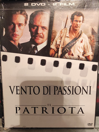 2 Películas Dvd El Patriota Y Vientos De Pasión Mel Gibson 