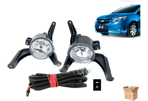 Kit Completo Neblineros Chevrolet Sail 2010 Al 2015