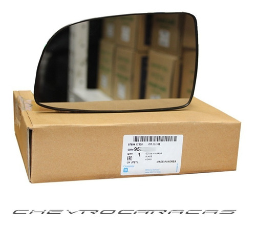 Vidrio Izquierdo Espejo Retrovisor Aveo Lt Speed 2011-2015 