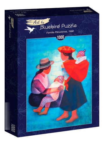 Bluebird Puzzle 1000 Pzs - Louis Toffoli - Famille Péruvienn