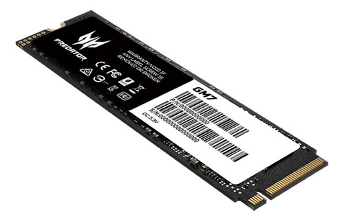 Unidad Sólida M.2 Predator Gm7 512gb Color Negro