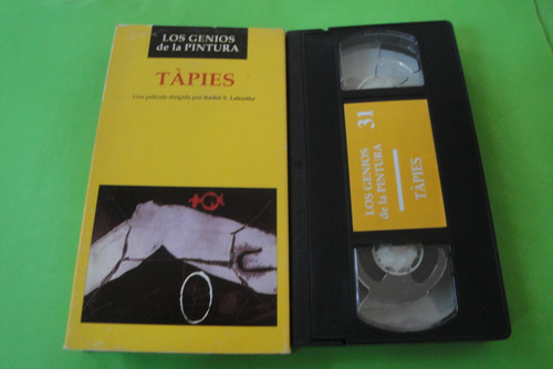 Video Vhs Los Genios De La Pintura Tapies 31 Año 1991 (Usado)