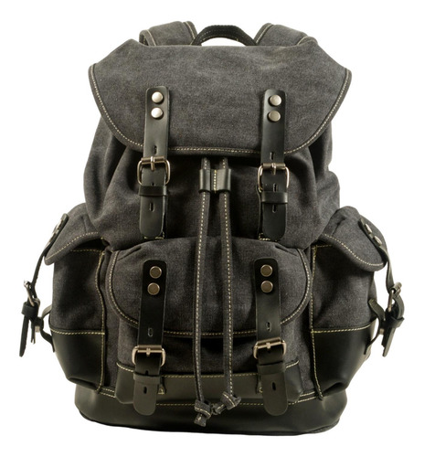 Mochila De Lona, Mochila De Viaje, Mochila Informal Ligera Y