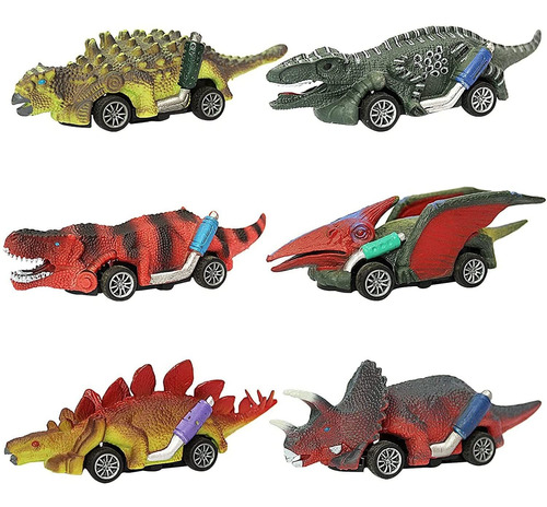 Paquete De 6 Juguetes De Dinosaurios Para Niños De 2, ...