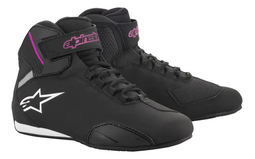 Alpinestars Stella Sektor Zapatos De Conducción Por Negro 27