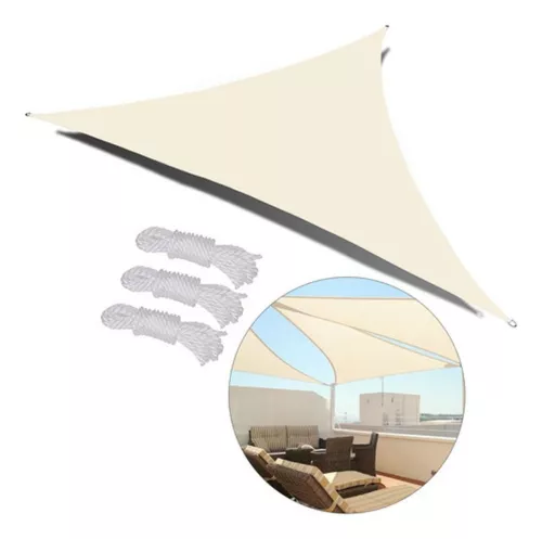 TOLDO VELA RECTANGULAR 6X3 BEIGE CAPUCHINO