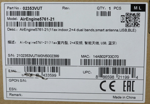 Access Point Huawei Airengine 5761-21 ¡facturado!
