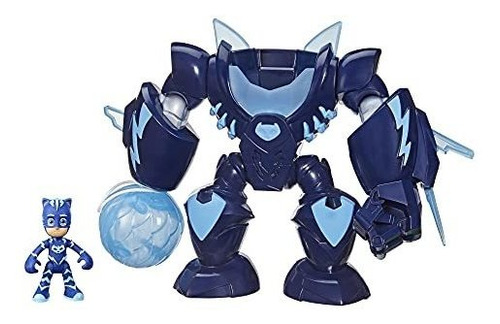 Figura Y Set De Juego - Pj Masks Robo-catboy Preschool Toy W