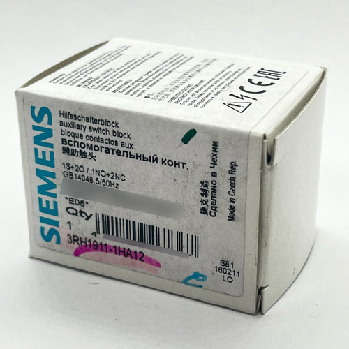 Bloque De Contactores Aux. 3rh1911-1ha12 - Siemens Sirius