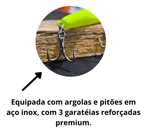 Isca Artificial Para Pegar Tucunaré - Lori Brutinha 95 12g