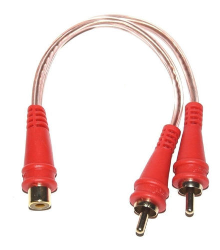 Cable Y Potencia 2 Machos 1 Hembra Rca Audio Amp-yf-2m N-i