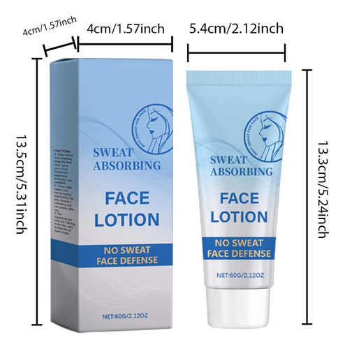 Loción Refrescante Facial F, Antitranspirante, Control Suave