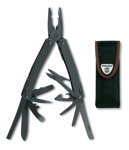 Victorinox Swiss Tool Spirit Xbs, 25 Usos, Funda De Nylon Color Negro