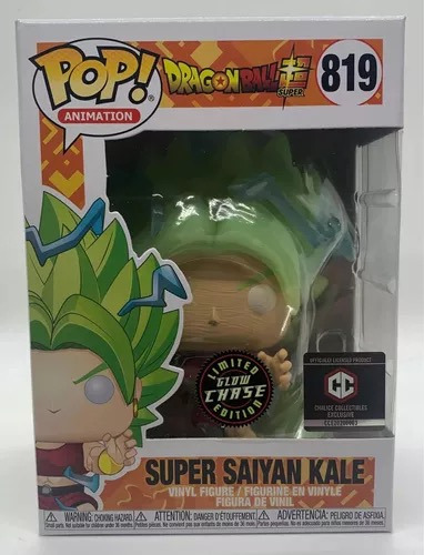 Funko Pop! #819 Super Saiyan Kale Glow Chase Chalice Exclus.