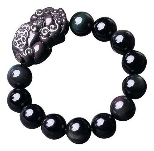 Pulsera De Obsidiana Transfer Accesorio Pulsera Pixiu