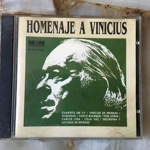 Tom Jobim Y Otros Cd Promo  Homenaje A Vinicius  Mb Est