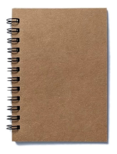 Cuaderno Anotador Eco Kraft Anillado 13x18 - 50 Hojas - Focu