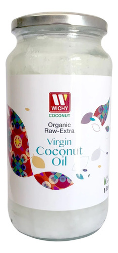 Caja Aceite De Coco Virgen Organico Wichy 1 L X 6 Un