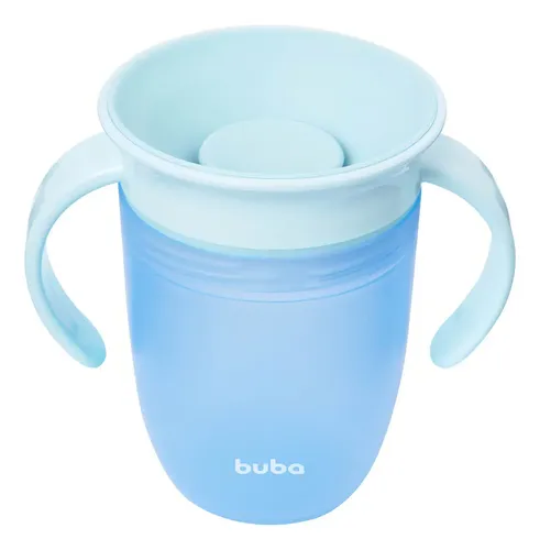 Buba Copo De Treinamento 360° Com Alça Azul 19726 - Buba Azul-cla Azu