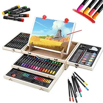 Comprar Suministros De Arte, 108 Piezas Con Caballete De Dibujo, Jue