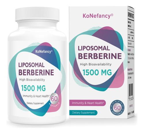 Berberine Hcl Supplement 1500mg - Capsulas De Berberina Lipo