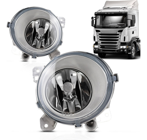 Par Farol Milha Scania Carreta Serie 5 6 P G R 08 09 Externo