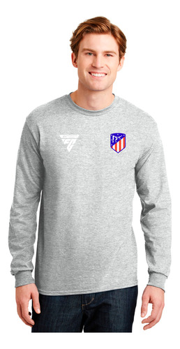 Camiseta Manga Larga Atletico M Deportes Futbol Ligas Europa