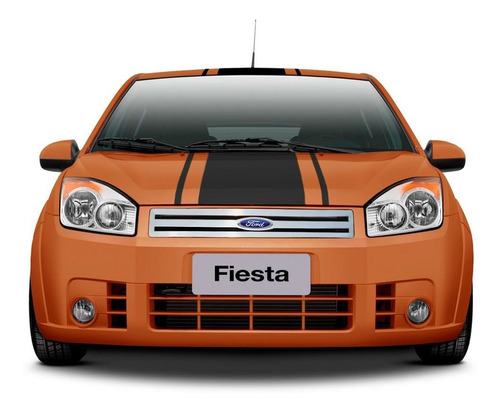 Grade Ford Fiesta 2008 2009 2010 Em Aço Inox Fusion