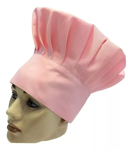 Chapéu de Chef Mestre Cuca Toque - Rosa