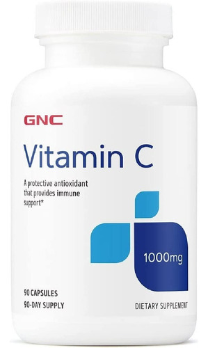 Vitamina C 1000 Mg Gnc 90 Capsulas