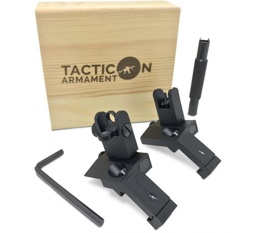 Tacticon   S De Hierro Abatibles De 45 Grados Para , In...