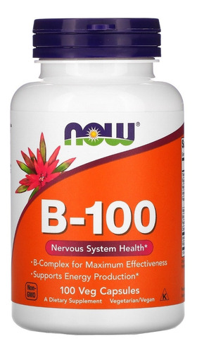 Now Foods Vitamina B-100, 100 Vcaps Sfn
