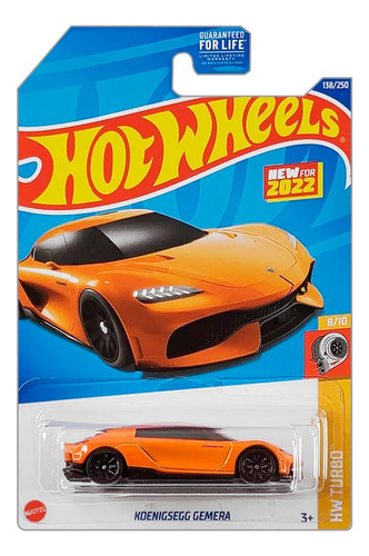 Hot Wheels Koenigsegg Gemera Orange