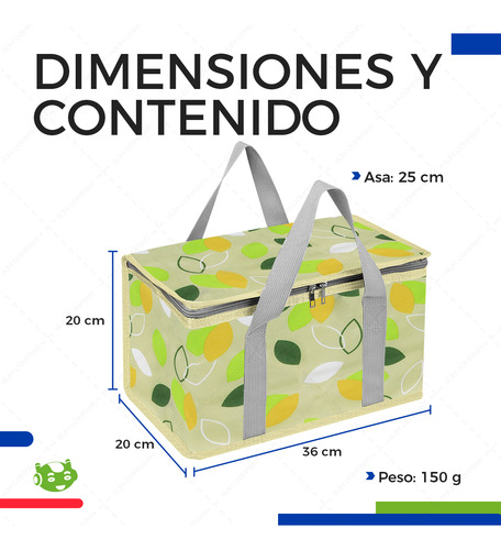 Canasta Plegable Grande Con Aislamiento Para Viajes Y Acampa
