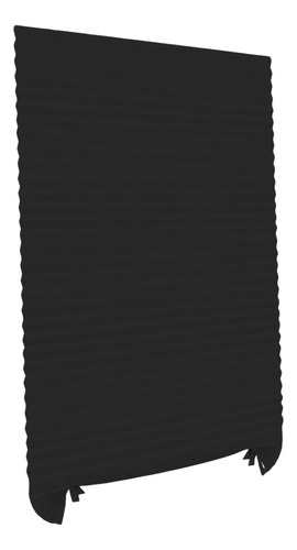 Persianas Plisadas Temporales De Tela No Negro 90x180cm