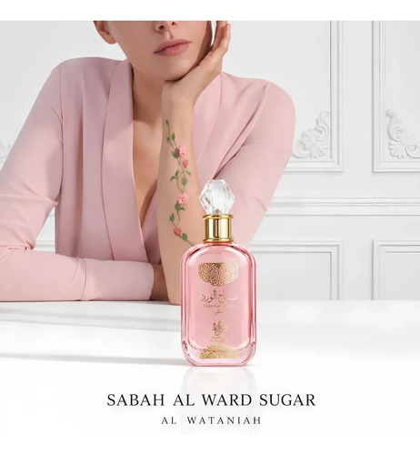 Perfume ÁRABE Sabah Al ward Sugar Original Feminino Eau de parfum