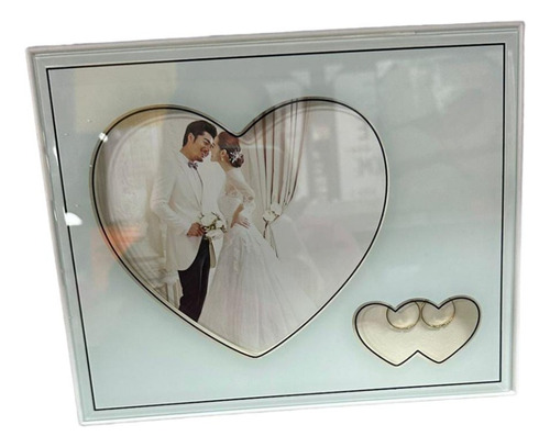 Marcos Foto Cuadro Decorativo Diseño Novios Anillo Con Led