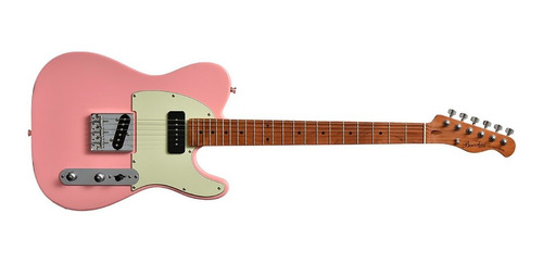 Bacchus Bte-2rsm M Rosa Guitarra Electrica Con Funda