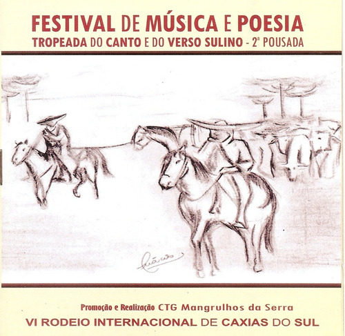 Festival Tropeada Do Canto E Do Verso Sulino - (cd Duplo)