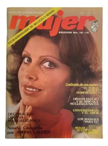 Revista Mujer Ed. 12-13 Abril Mayo 1977 Incluye Moldes Modas