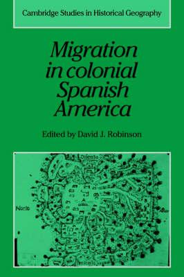 Libro Cambridge Studies In Historical Geography: Migratio...