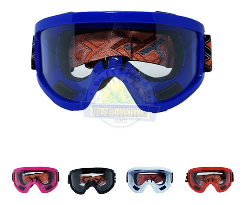 Oculos Mattos Racing Mx Motocross Trilha Enduro Hard Enduro Cor Da Armação Azul