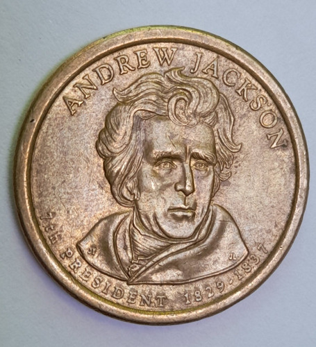 Imagen 1 de 2 de Moneda President Andrew Jackson 