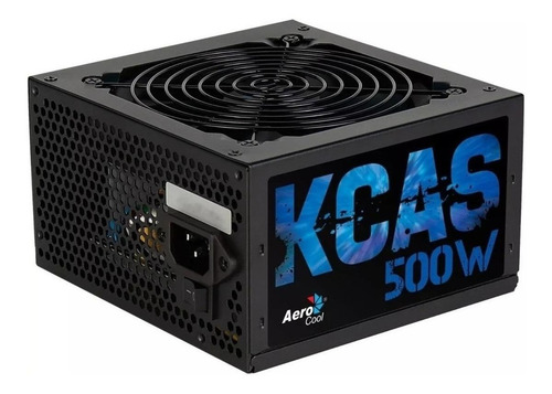 Imagem 1 de 5 de Fonte de alimentação para PC Aerocool Advanced Technologies KCAS 500W 500W black 230V