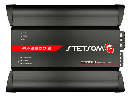 Modulo Stetsom Digital Pa 2500.2 3200w Rms 1 Ohms 2 Canais | Frete