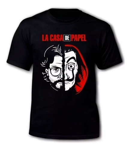 ¡oferta! Polera Manga Corta La Casa De Papel- Profesor 